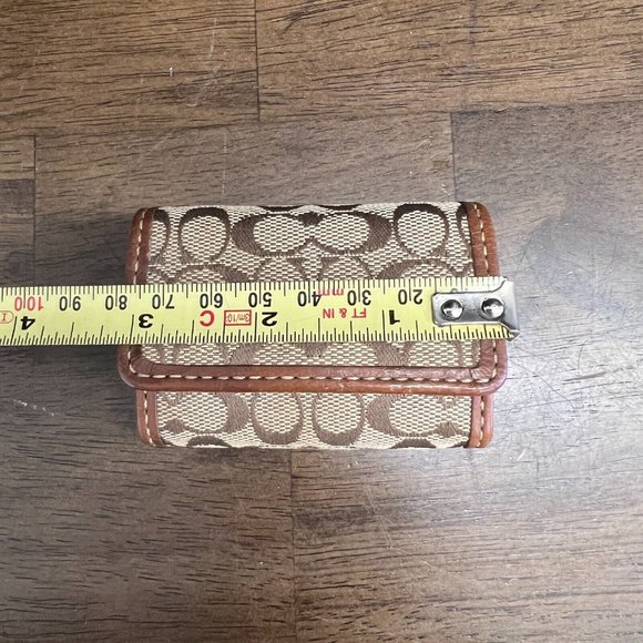 Coach Brown and Tan Contact Lens Travel Case - Picture 7 of 9